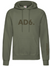 AD6. hoodie olijfgroen