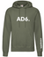 AD6. hoodie olijfgroen