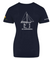 T-shirt Overwinning navy dames